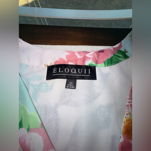 Eloquii Floral Wrap Maxi Dress – Size 20 - Picture 6 of 10